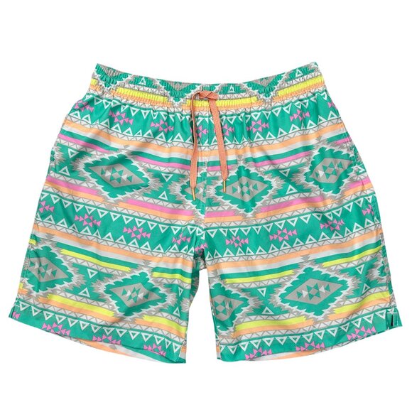 Chubbies Men's En Fuego Aztec Print Swim Trunks Size XL - Picture 1 of 7
